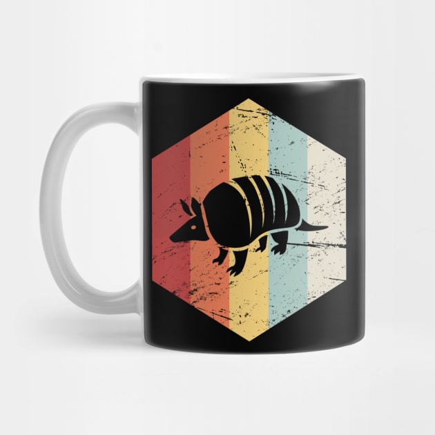 Retro Vintage Armadillo Icon by MeatMan